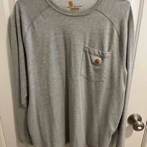 Carhartt Heather Gray Long Sleeve Tee